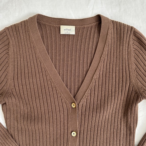 Wilfred brown cardigan - Picture 2 of 4